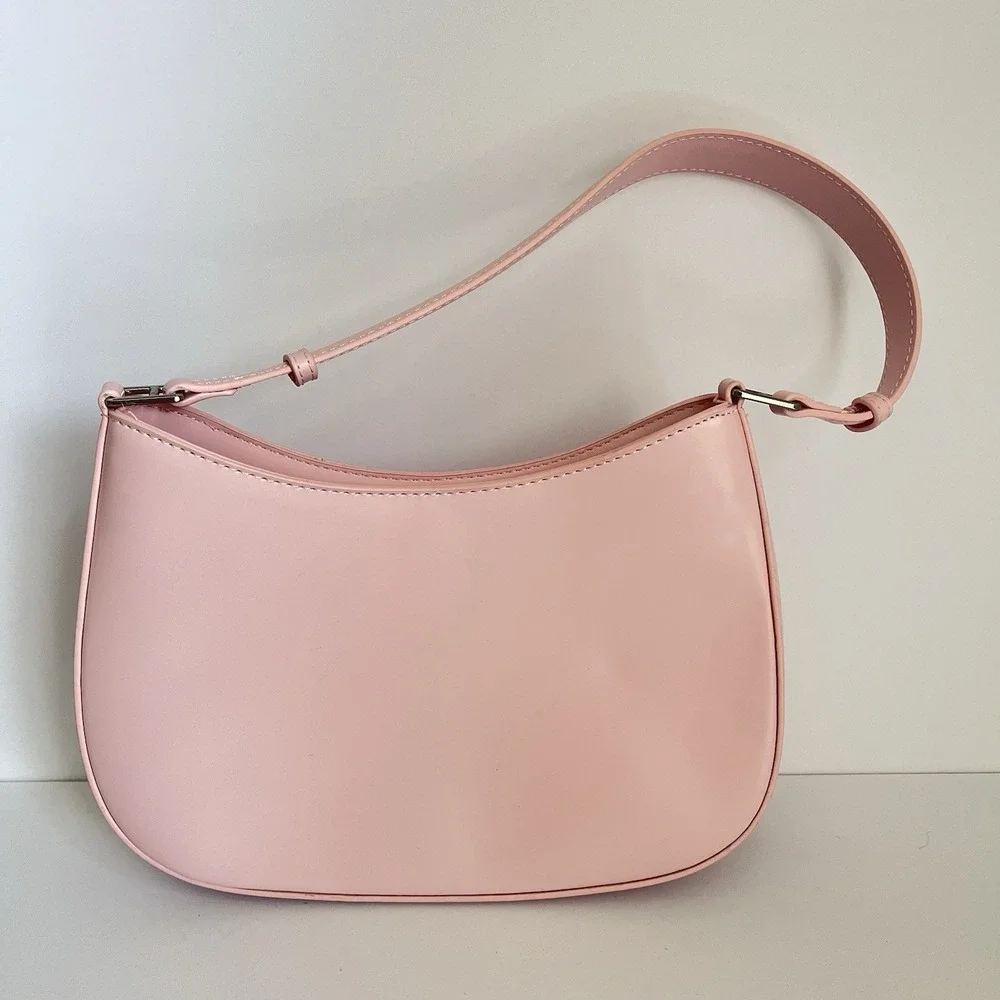 Forever 21 Pink Purse patent shoulder bag one strap barbiecore ballerina